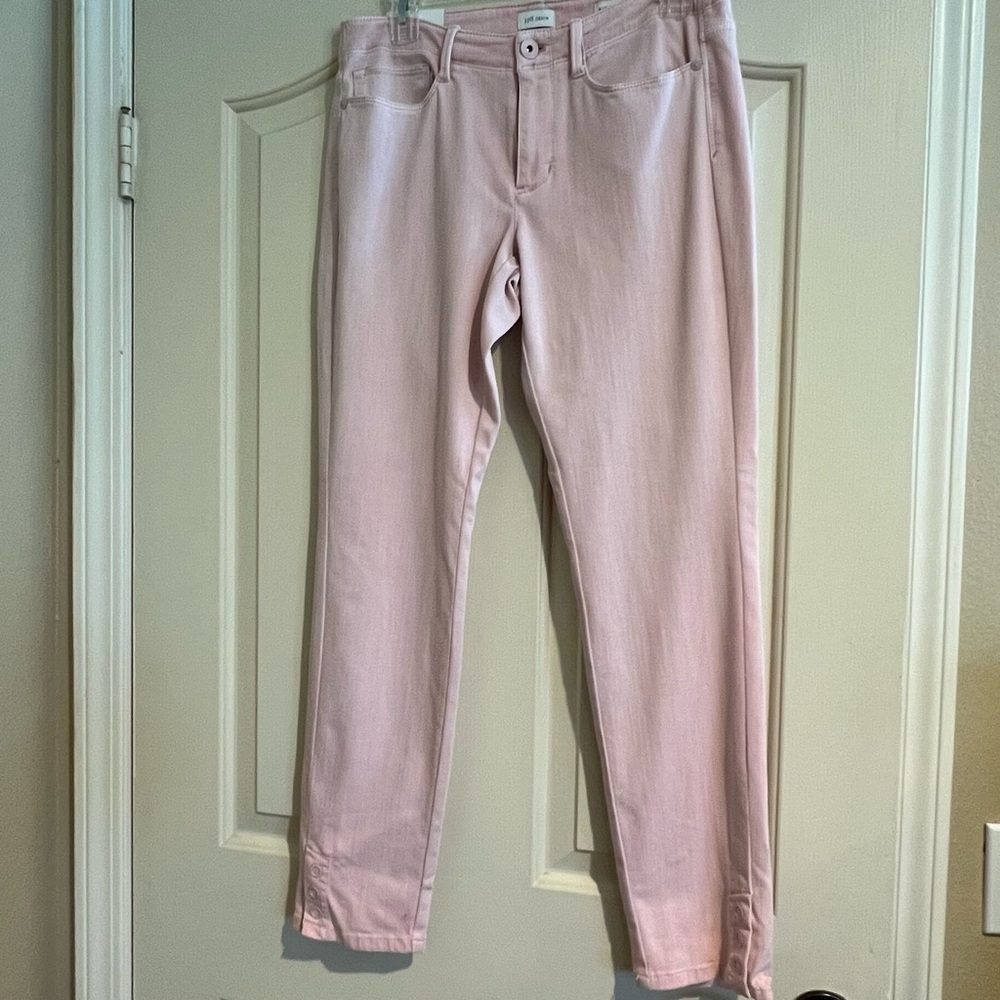 JJill Pink Authentic Fit Slim Ankle Sz 4